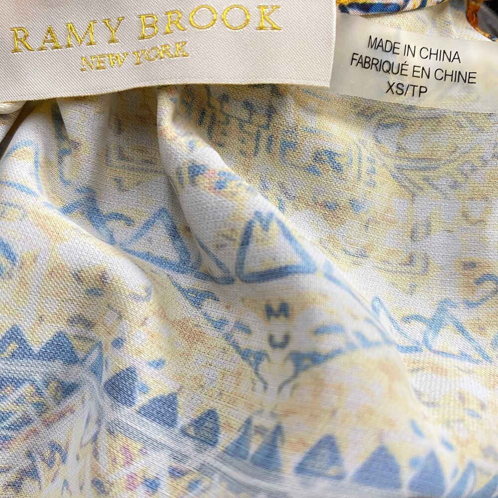 NWT Ramy Brook Paris Printed Dress Size XS - Picture 9 of 16